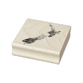 NEW ZEALAND KIWI RUBBER BRIEFMARKE GUMMISTEMPEL (Stempel)