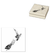 NEW ZEALAND KIWI RUBBER BRIEFMARKE GUMMISTEMPEL (Stempel)