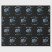 NEW ZEALAND KIWI UND FERN PAUA GESCHENKPAPIER (Flach)