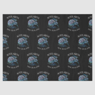 NEW ZEALAND KIWI UND FERN PAUA SEIDENPAPIER
