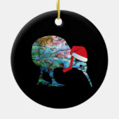 NEW ZEALAND KIWI XMAS PAUA KERAMIK ORNAMENT (Hinten)