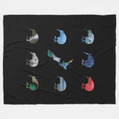 NEW ZEALAND KIWIS FLEECEDECKE (Vorderseite (Horizontal))