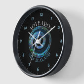 NEW ZEALAND KORU PAUA UHR (Winkel)