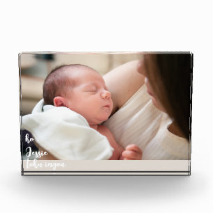 NEW ZEALAND MAORI SPRACHE BABY PERSONALISIERTES FO FOTOBLOCK