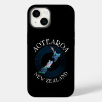 NEW ZEALAND MAP PAUA