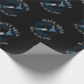 NEW ZEALAND MAP PAUA GESCHENKPAPIER (Ecke)