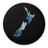 NEW ZEALAND MAP PAUA KERAMIKKNAUF (Vorderseite)