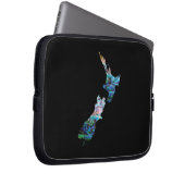 NEW ZEALAND MAP PAUA LAPTOPSCHUTZHÜLLE (Vorne Rechts)