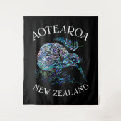 NEW ZEALAND MAP PAUA WANDTEPPICH (Vorderseite)