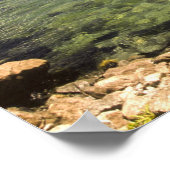 New Zealand, Mitre Peak, & Bowen River entering Poster (Ecke)