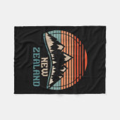 New Zealand Mountain Hiking Gift New Zealand Fleecedecke (Vorderseite (Horizontal))