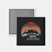 New Zealand Mountain Hiking Gift New Zealand Magnet (Vorderseite/Rückseite)