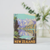 New Zealand Mountian Postkarte (Stehend Vorderseite)