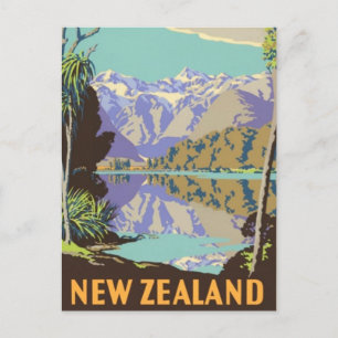 New Zealand Mountian Postkarte
