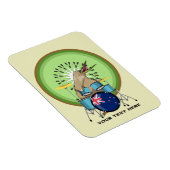 New Zealand Music Kiwi drummer Magnet (Rechte Seite)
