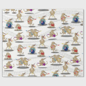 New Zealand Music Pattern Geschenkpapier (Flach)