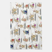 New Zealand Music Pattern Geschirrtuch (Vertikal)