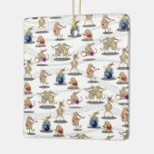New Zealand Music Pattern Keramikornament (Links)