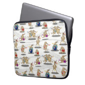 New Zealand Music Pattern Laptopschutzhülle (Vorderseite Links)