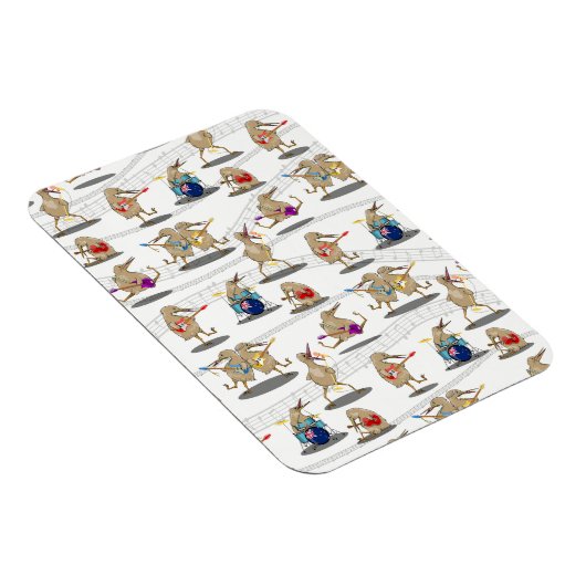 New Zealand Music Pattern Magnet (Rechte Seite)