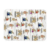 New Zealand Music Pattern Magnet (Horizontal)