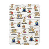 New Zealand Music Pattern Magnet (Vertikal)