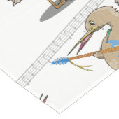 New Zealand Music Pattern Mittelgroßer Tischläufer (Ecke)