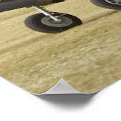 New Zealand, Otago, Wanaka, Warbirds Over 5 Poster (Ecke)