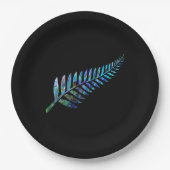 NEW ZEALAND PAUA FERN PAPPTELLER (Vorderseite)