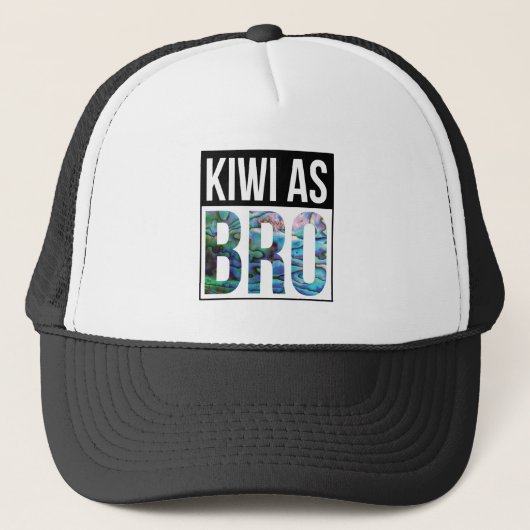 NEW ZEALAND PAUA KIWI ALS BRO TRUCKERKAPPE (Vorderseite)