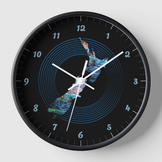 NEW ZEALAND PAUA RINGS UHR (Vorderseite)