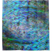NEW ZEALAND PAUA SHOWER CURTAIN DUSCHVORHANG (Vorderseite)