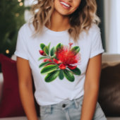 New Zealand Pohutukawa Tree Flower T-Shirt