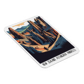 New Zealand Putangirua PinnaclesTravel Magnet (Rechte Seite)