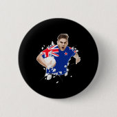 New Zealand Rugby Jersey 2021 New Zealand Rugby Button (Vorderseite)