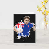 New Zealand Rugby Jersey 2021 New Zealand Rugby Karte (Gelbe Blume)