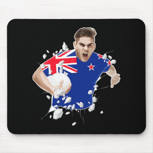 New Zealand Rugby Jersey 2021 New Zealand Rugby Mousepad (Vorne)