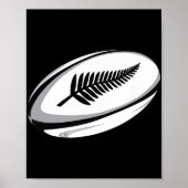 New Zealand Rugby Jersey Poster (Vorne)
