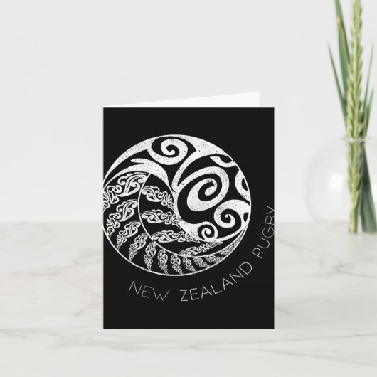 New Zealand Rugby Maori Insred Kiwi & Silver F Karte (Vorderseite)