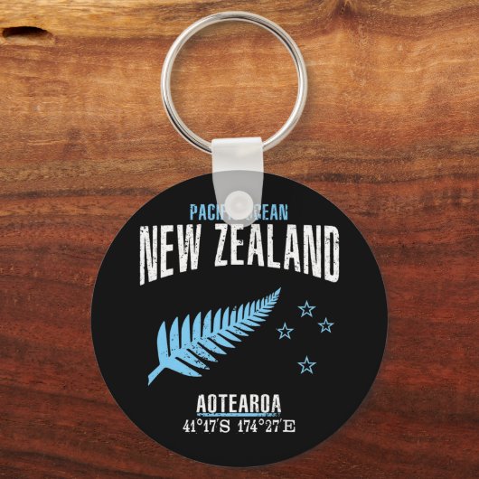 New Zealand Schlüsselanhänger (Vorderseite)