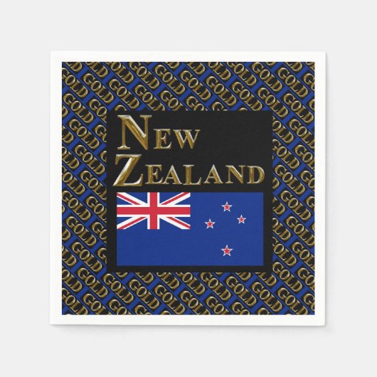 NEW ZEALAND SERVIETTE (Vorderseite)