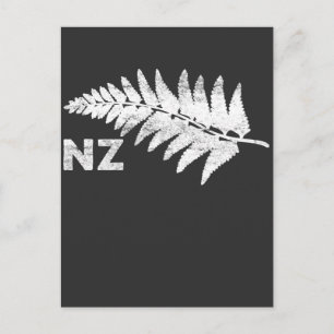 New Zealand Tree Fern Plant Postkarte