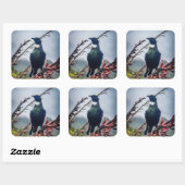 New Zealand Tui Bird Sticker (Blatt)