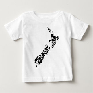 NEW ZEALAND - voller Kiwis - schwarz Baby T-shirt