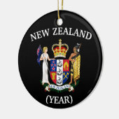 New Zealand Wappen Weihnachtsschmuck (Links)