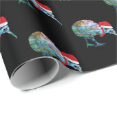 NEW ZEALAND XMAS KIWI EINFACHE PAUA GESCHENKPAPIER (Rolleneckpunkt)