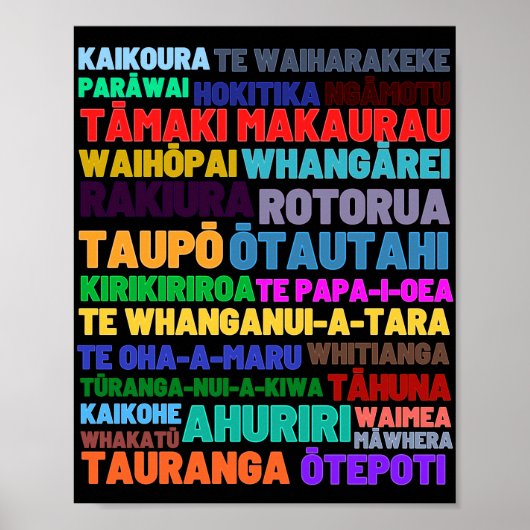 New Zealand Zuhause & Holiday Places Poster (Vorne)