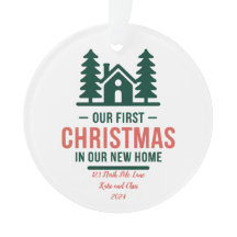 New Zuhause Christmas Ornament 2024, Personalisier