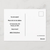 NEW ZUHAUSE Desert Dreams Watercolor New Mexico Postkarte (Rückseite)