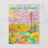 NEW ZUHAUSE Desert Dreams Watercolor New Mexico Postkarte (Vorderseite)